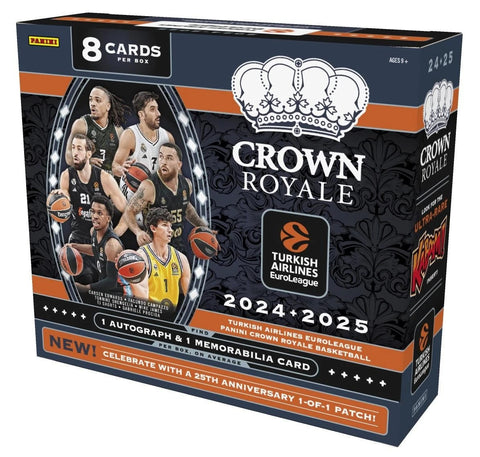 2024-25 Panini Crown Royale Turkish Airlines Euro League Basketball Hobby Box