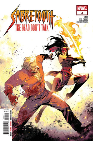 Sabretooth: The Dead Don't Talk Issue #3 February 2025 Cover A Comic Book