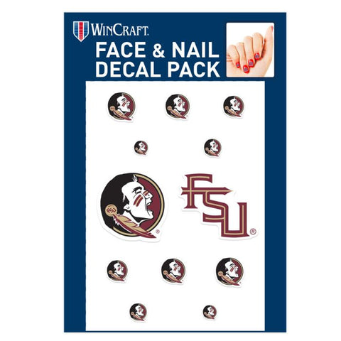 FSU Nail Cals - Face and Nail Decal Pack