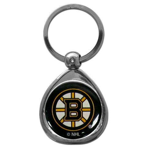 Bruins Keychain Chrome Logo