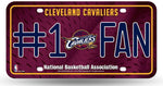 Cavaliers #1 Fan Metal License Plate Tag