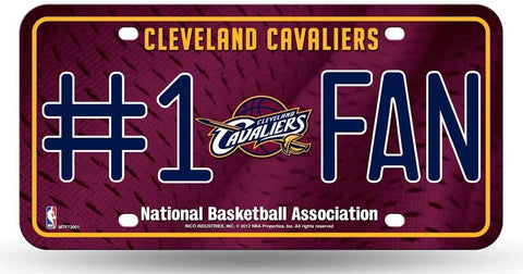 Cavaliers #1 Fan Metal License Plate Tag