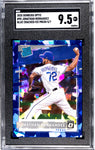 Rangers Jonathan Hernandez 2020 Donruss Optic No.90 #5/7 SGC Graded 9.5 Rookie Single Card