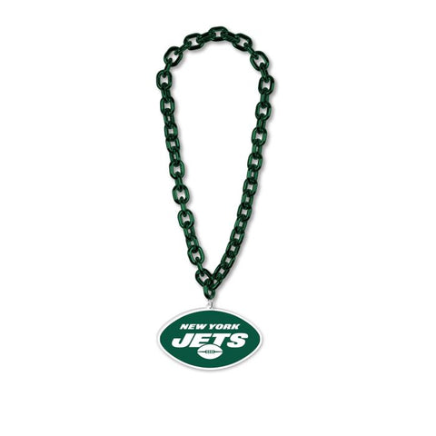 Jets Big Chain Necklace Logo NFL