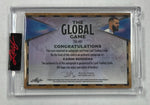 Real Madrid Karim Benzema 2022 Leaf Vibrance No.TGG-KB1 Autographed Single Card