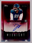 Eagles Johnny Wilson 2024 Topps Midnight No.SMA-JWI #48/99 Autographed Rookie Single Card