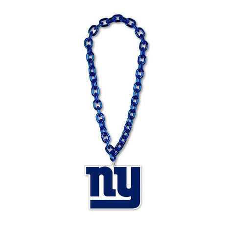 Giants Big Chain Necklace Logo NFL