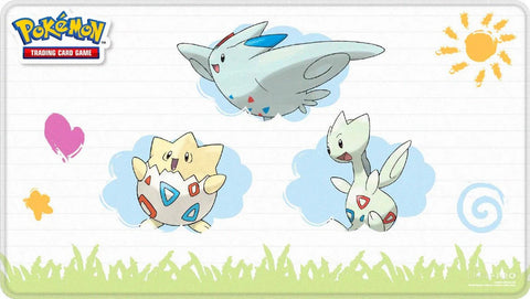 Pokémon Play Mat - Character Line - Togepi Evolutions Stiched