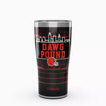 Browns 20oz Slogan Stainless Steel Tervis w/ Slider Lid