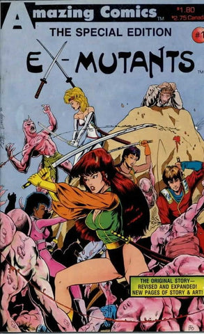 Ex-Mutants Issue #1 March 1987 Special Edition Comic Book