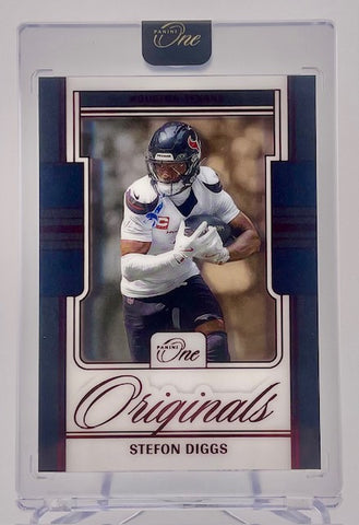 Texans Stefon Diggs 2024 Panini One No.OO-SDS #36/49 Single Card
