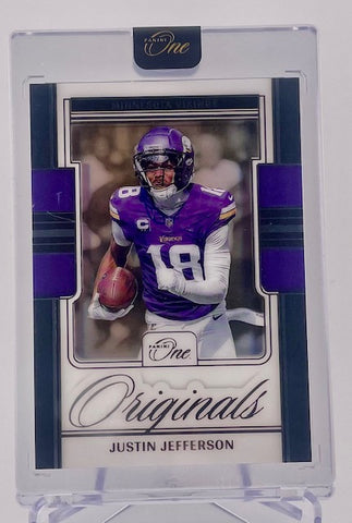 Vikings Justin Jefferson 2024 Panini One No.OO-JJN Single Card