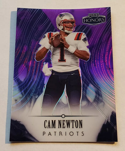 Patriots Cam Newton 2020 FOTL Honors 2/7 No. 31 Prizm Refractor Single Card