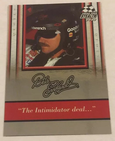 Dale Earnhardt Sr 2002 Press Pass Stealth Quotes Single Card