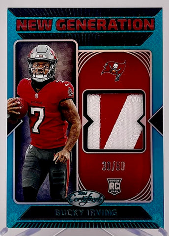 Buccaneers Bucky Irving 2024 Panini Certified No.NGS-BIG #30/50 Relic Rookie Single Card