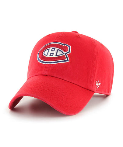 Canadiens Hat 47' Clean Up Adjustable Red