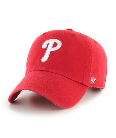 Phillies Hat 47' Clean Up Adjustable Red