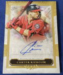 Nationals Carter Kieboom 2020 Topps Five Star FSA-KIE On-Card Autographed Single Card