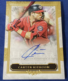 Nationals Carter Kieboom 2020 Topps Five Star FSA-KIE On-Card Autographed Single Card