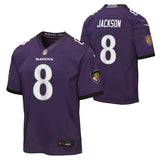 Ravens Kids Game Jersey Jackson8