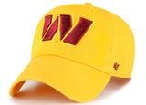 Commanders Hat 47' Clean Up Adjustable Yellow w/ No Loop