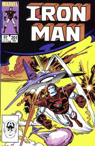 Iron Man Issue #201 December 1985 Comic Book