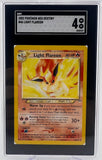 Pokémon #46 Light Flareon 2002 Neo Destiny No. 46/105 SGC Graded 4 Single Card
