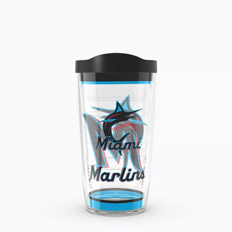 Marlins 16oz Tradition Tervis w/ Lid