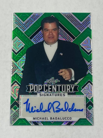 Actor Michael Badalucco 2022 Leaf Metal Pop Century No.BA-MB2 2/4 Autographed Single Card