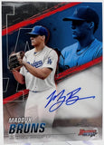Dodgers Maddux Bruns 2021 Topps Bowmans Best No.B21-MB Autographed Single Card