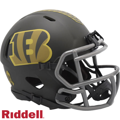 Bengals Mini Helmet Speed Salute to Service 2025