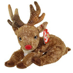 TY Beanie Baby 7.5" - Roxie the Reindeer (Red Nose)