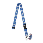 Disney Stitch Ohana Means Family Blue 22" Sublimated Lanyard