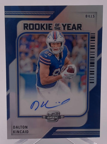 Bills Dalton Kincaid 2023 Panini Contenders Optic No.ROY-DC #97/99 Autographed Single Card