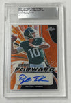 Spartans Thorne 2022 Leaf Flash Pre-Production 1/1 Kaleidoscope Orange Autographed Rookie Single Card