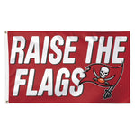 Buccaneers 3x5 House Flag Deluxe Slogan