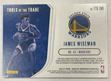 Warriors James Wiseman 2020-21 Absolute Memorabilia No.TT6-JWI #64/99 Autographed Relic Rookie Single Card