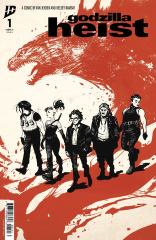 Godzilla Heist Issue #1 February 2025 Variant Cover B Comic Book