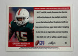 Canes Gregory Rousseau 2021 Leaf Pro Set No.28 #03/10 Rookie Single Card