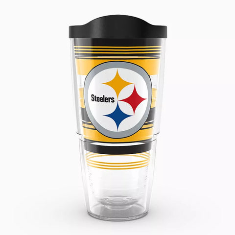 Steelers 24oz Hype Stripes Tervis w/ Lid