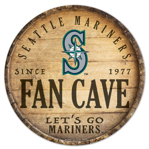 Mariners Wood Sign Round 14" Fan Cave