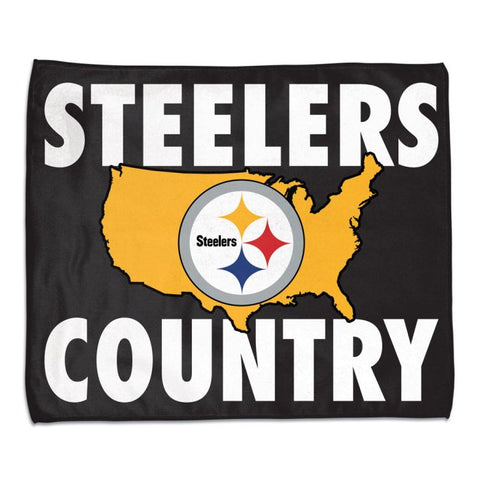 Steelers Rally Towel Spectra 15"x18" Slogan