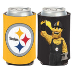 Steelers Can Coolie 2-Sided w/ Mascot