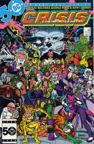 Crisis on Infinite Earths Issue #9 December 1985 Comic Book
