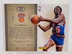 Knicks Earl Monroe 2011 Panini National Treasures No.22 #89/99 Autographed Relic Single Card