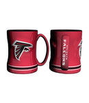 Falcons 14oz Coffee Mug Relief