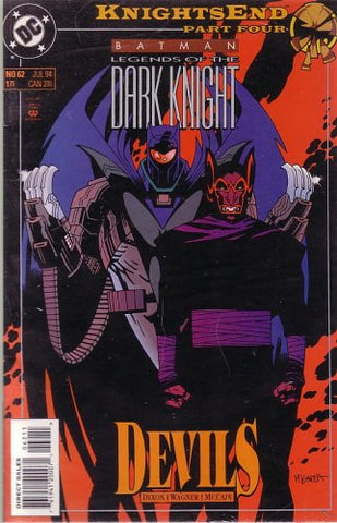 Batman: Legends of the Dark Knight Issue #62 July 1994 Comic Book