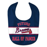Braves Baby Bib All Pro Future Hall of Famer Blue