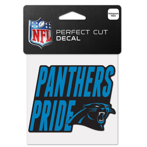 Panthers 4x4 Decal Slogan NFL