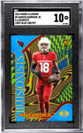Cardinals Marvin Harrison Jr 2024 Panini Illusions No.5 #100/299 SGC Graded 10 Rookie Single Card